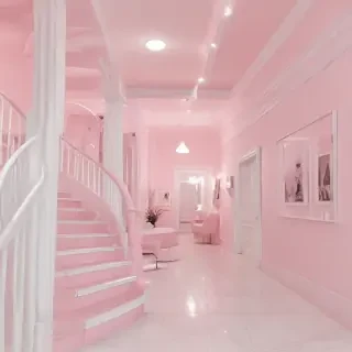 pink and white aesthetic