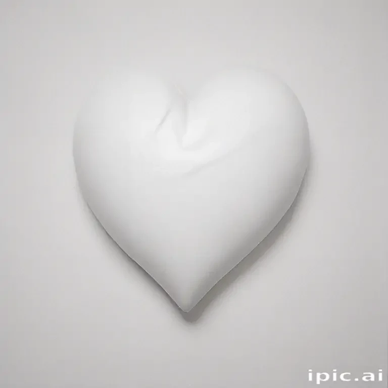 white heart