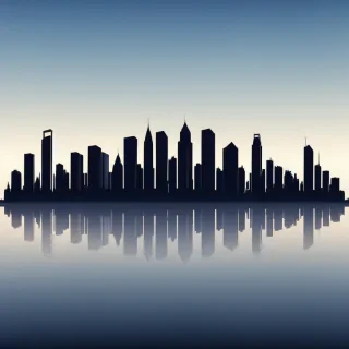 city skyline background