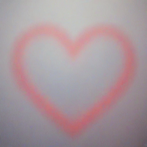 blurry heart