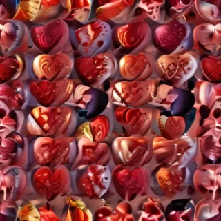 background hearts