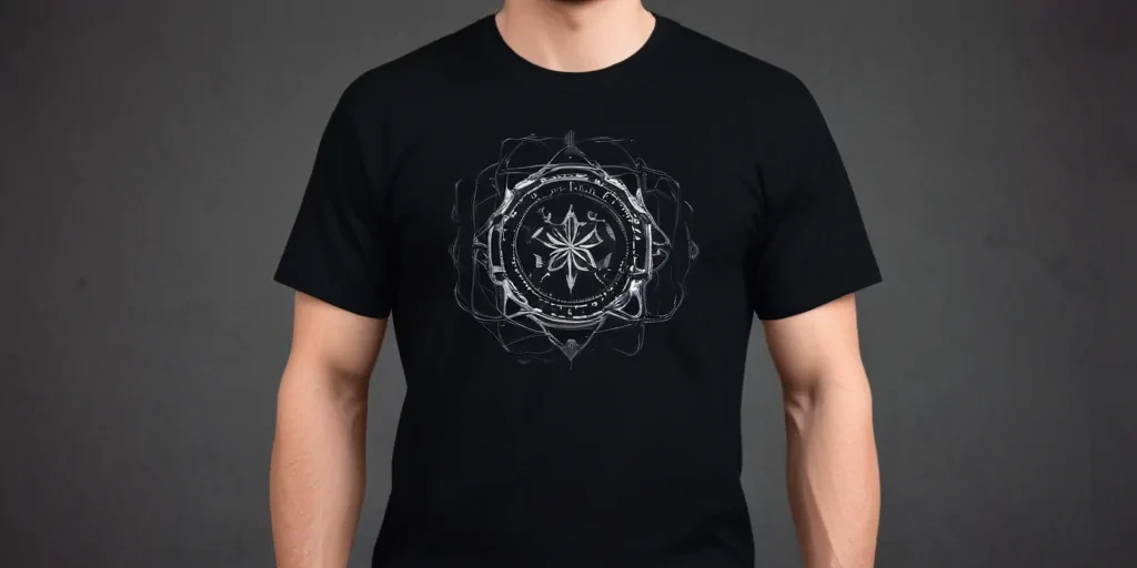 black mockup t shirt
