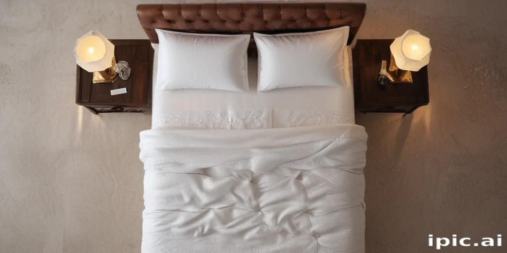 bed top view