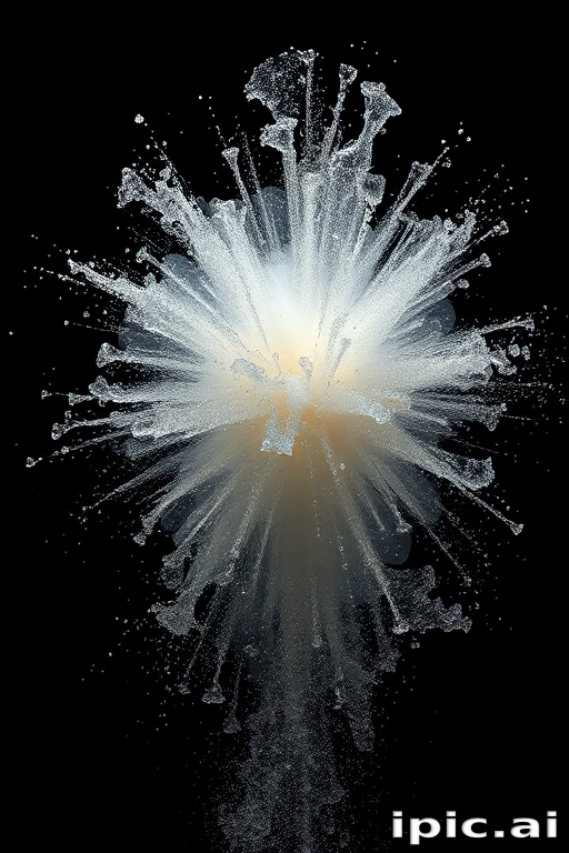 transparent explosion