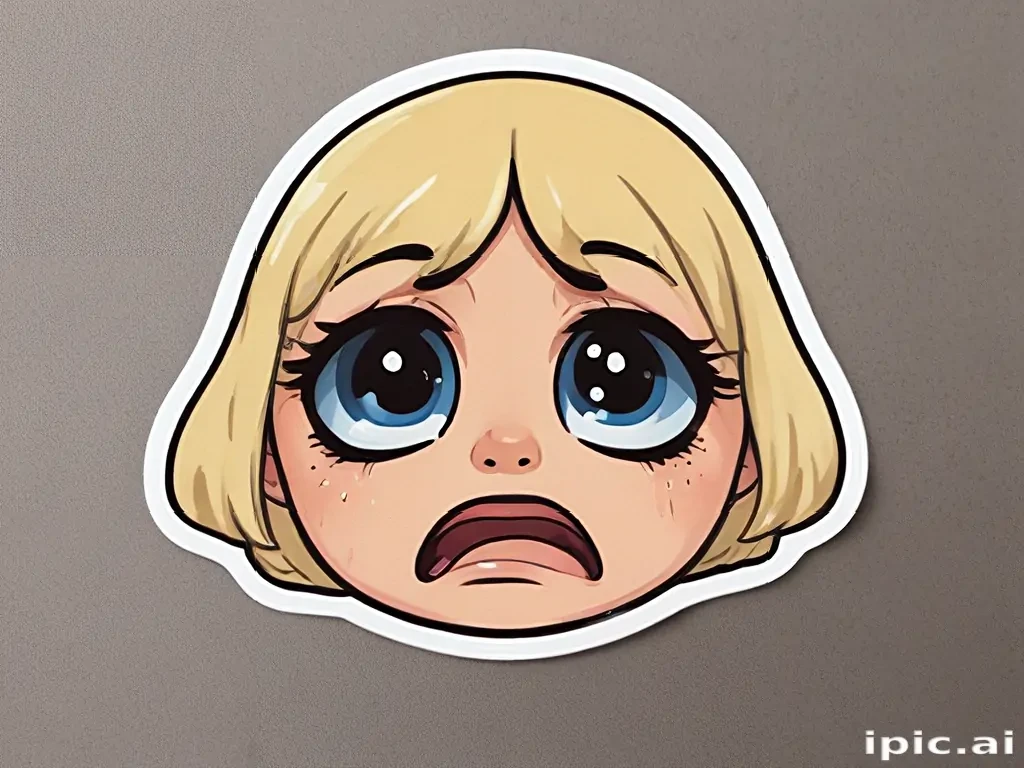 crying sticker