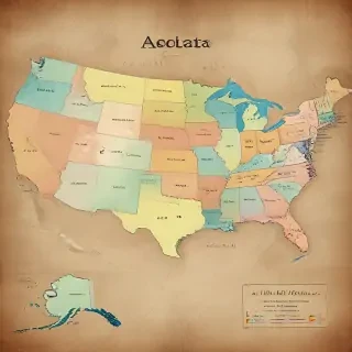 map of the us states