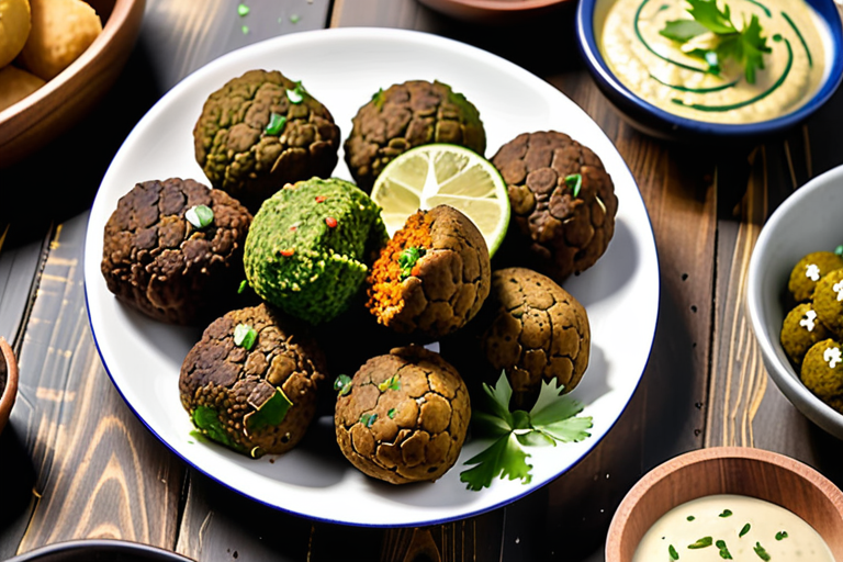 what to serve with falafel balls
