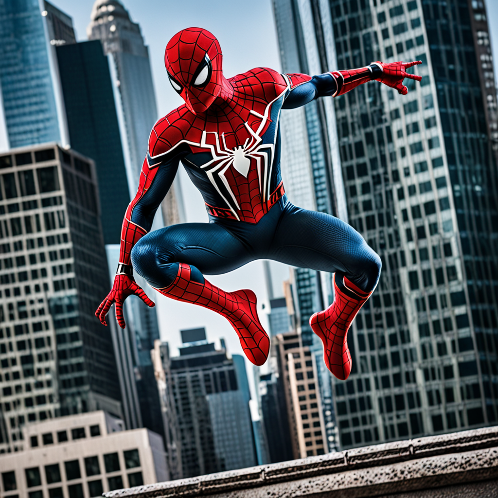 spider man with red and black costume