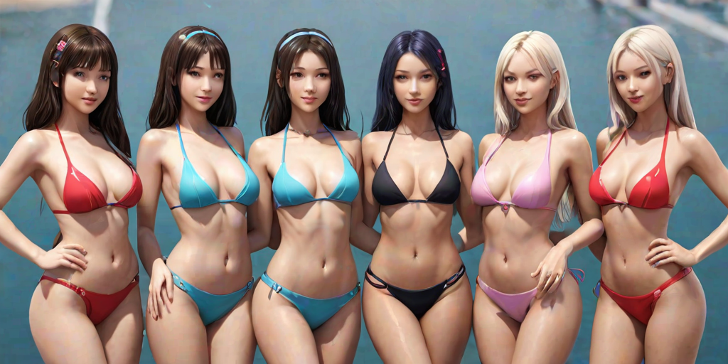 ai bikini girls