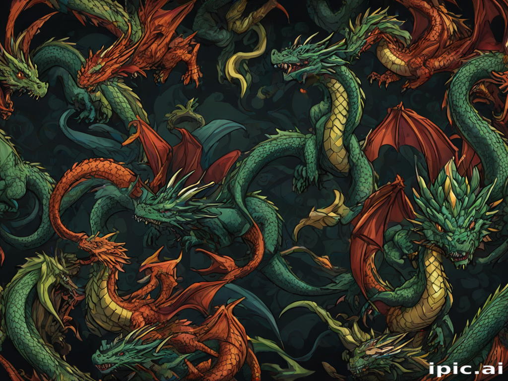 dragons background