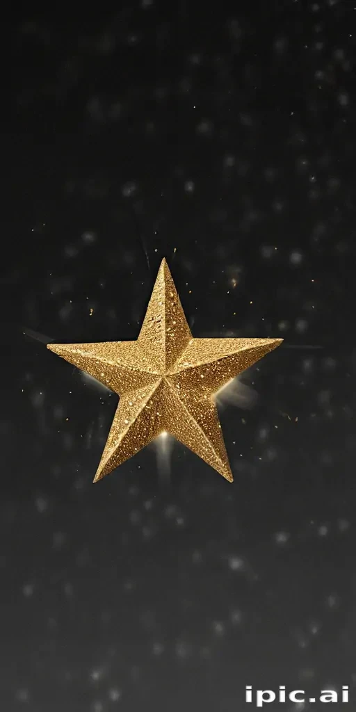 glitter star png