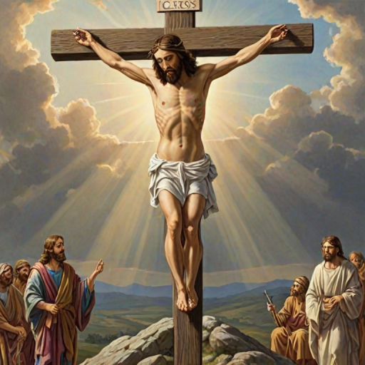jesus on the cross clipart