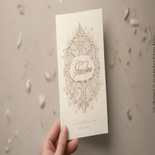 greeting card mockup