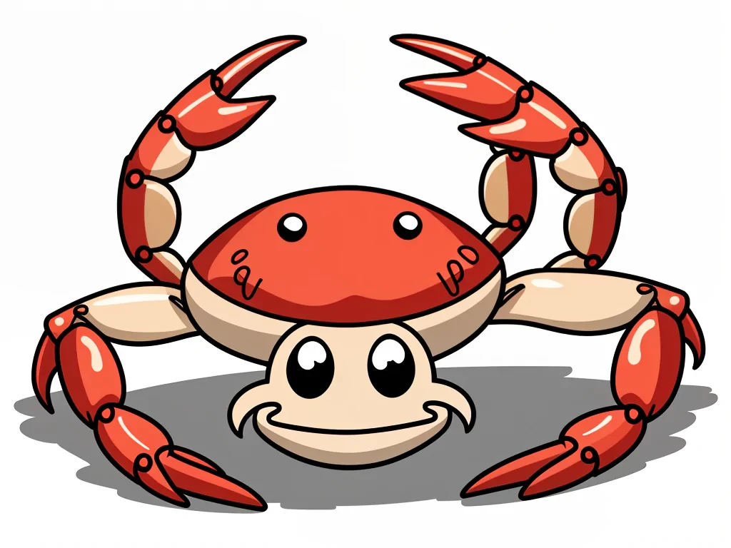 crab cartoon
