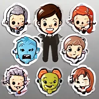 stickers clipart