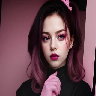 dark pink aesthetic