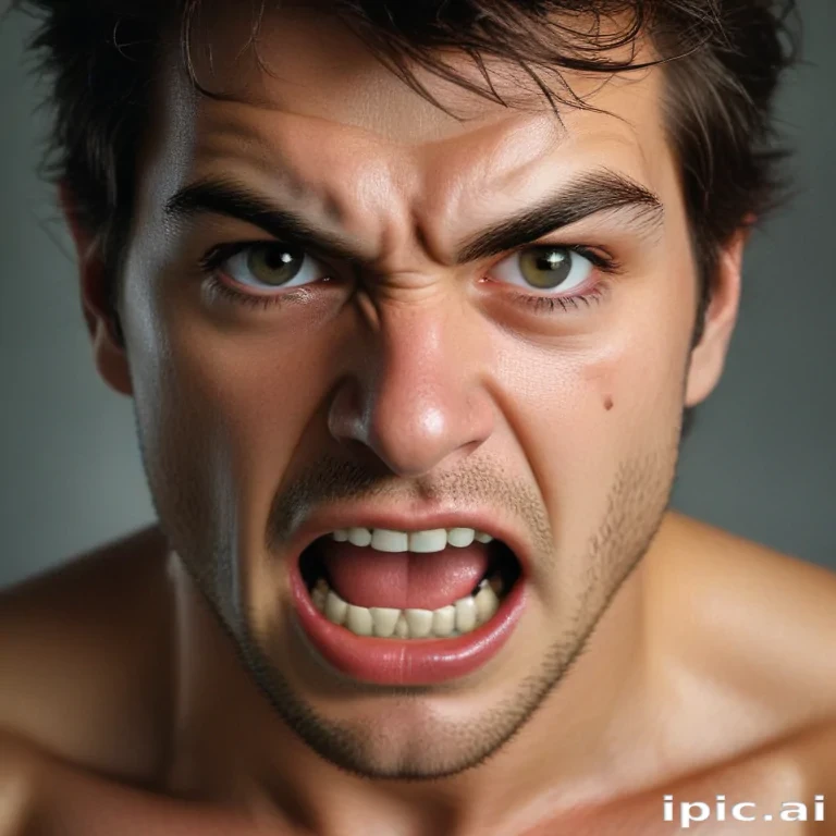 angry face