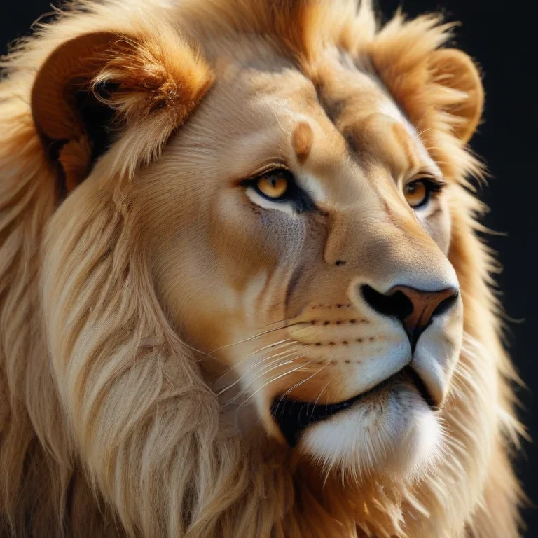 transparent lion