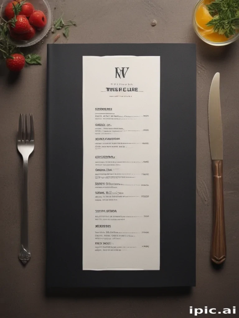 menu mockup free