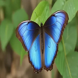 blue morpho butterfly