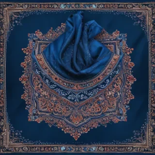 blue bandana background