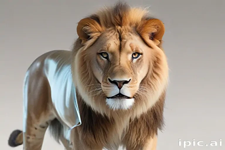 transparent lion