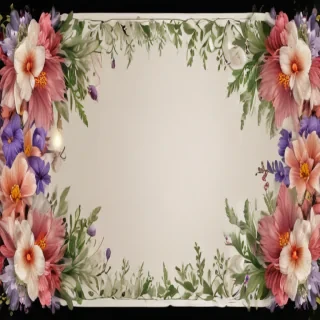 flowers border png