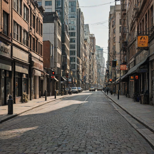 city street background