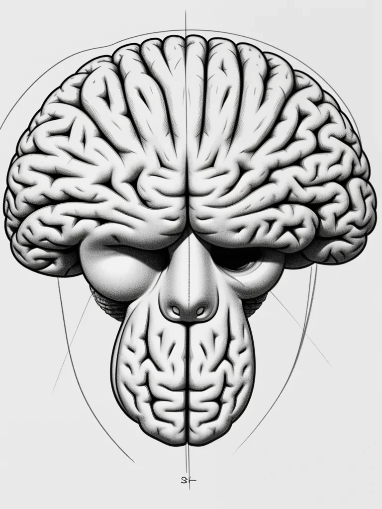 brain sketch