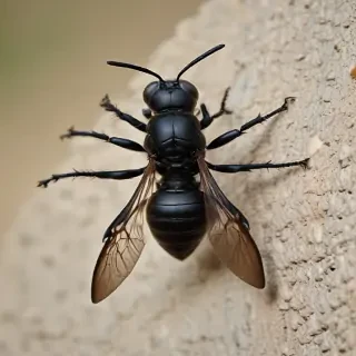 black wasp
