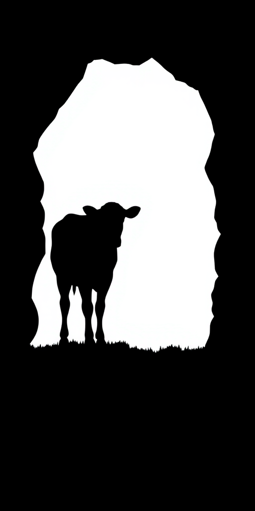 cow silhouette