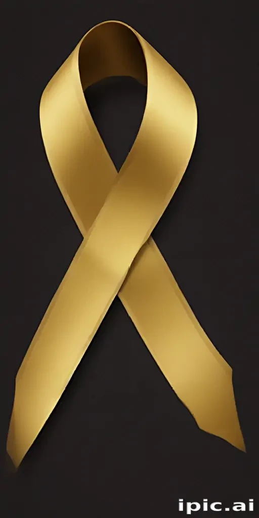 gold ribbon png