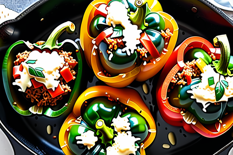 stuffed bell peppers without rice