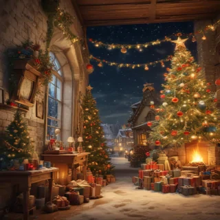 cute christmas background