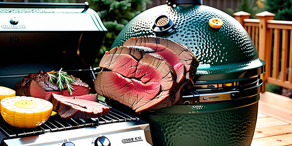 chuck roast big green egg