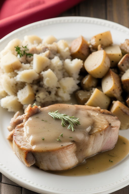 crock pot pork chops and stuffing