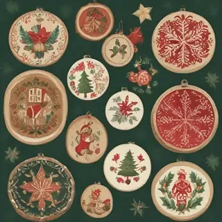 christmas back rounds