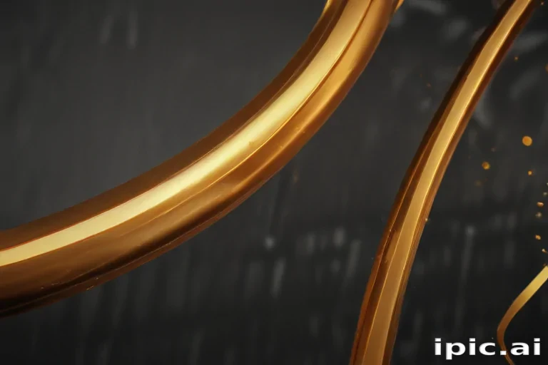 golden line png