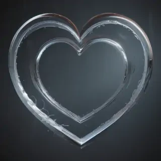 heart outline transparent