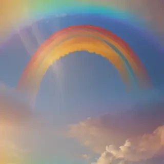 rainbow back round