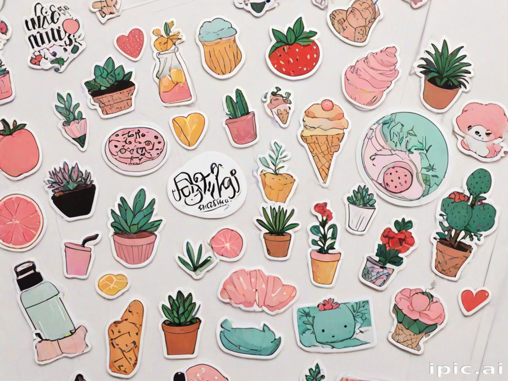 printable sticker aesthetic