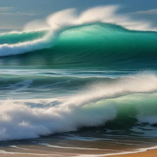 waves transparent