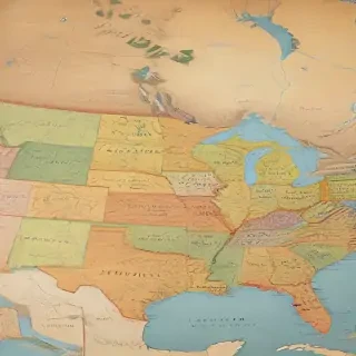 map united states