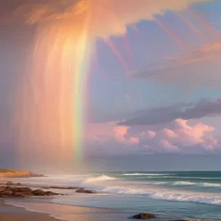 pastel rainbow