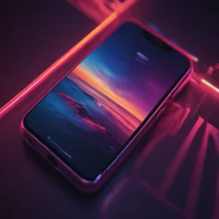 4k neon phone wallpaper