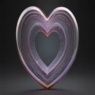 heart outline transparent