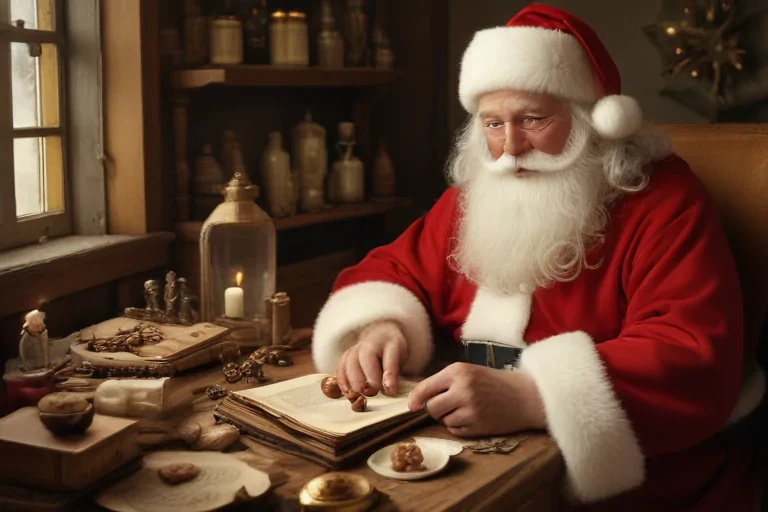 images of vintage santa