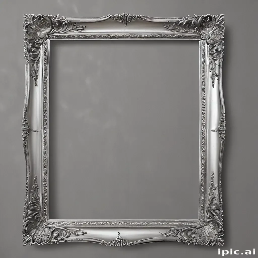 silver frame png