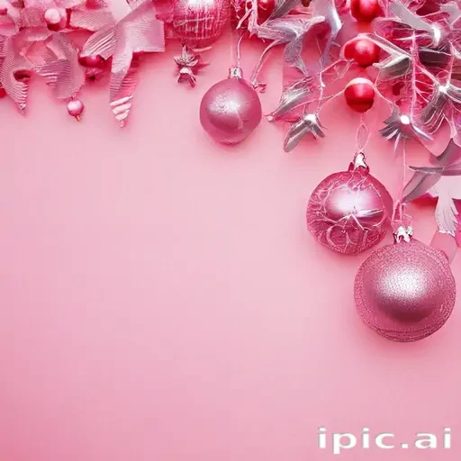 pink christmas background