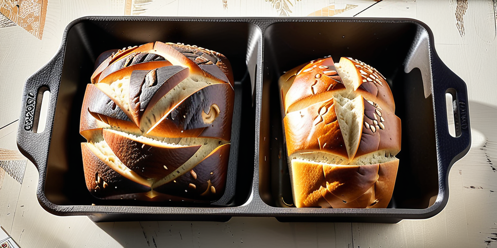 cast iron bread loaf pan